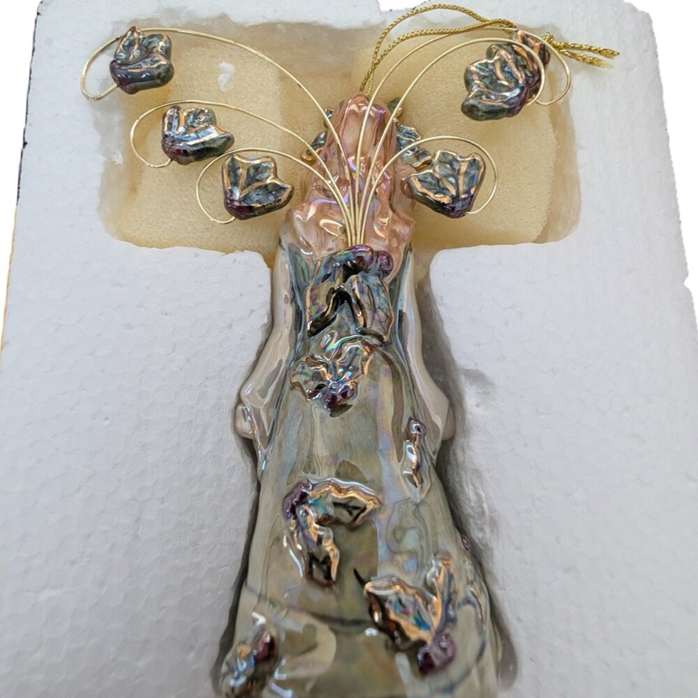 Blue Sky Clayworks Holly Berry Angel Bell - Picture 3 of 5